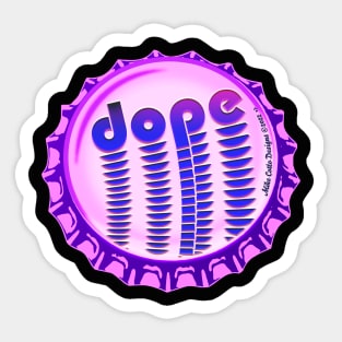 Purple Dope Soda Sticker